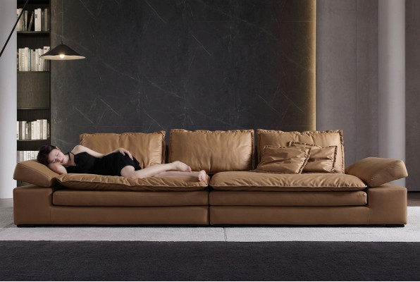 Sofaen 4 Sëtzer Textil Grouss Xxl Wunnzëmmer Lieder Nei Sofa Canapé Miwwelen