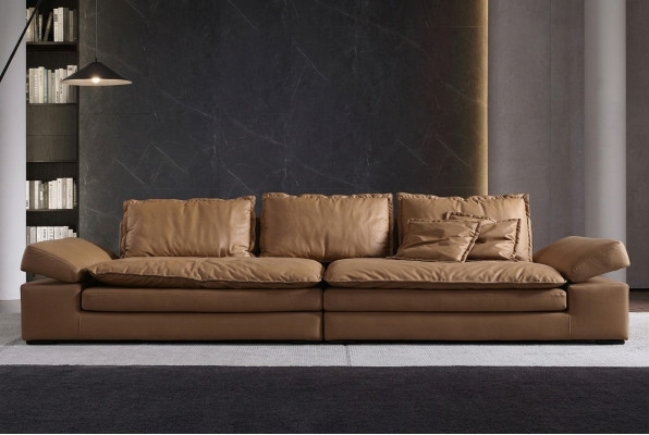 Sofaen 4 Sëtzer Textil Grouss Xxl Wunnzëmmer Lieder Nei Sofa Canapé Miwwelen