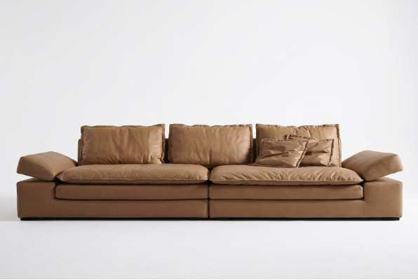 Sofaen 4 Sëtzer Textil Grouss Xxl Wunnzëmmer Lieder Nei Sofa Canapé Miwwelen
