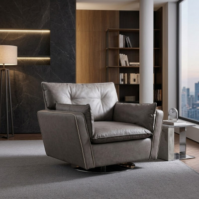 Fauteuil Einsëtzer Lounge Club Miwwel Couch Televisioun Polster Miwwel Nei