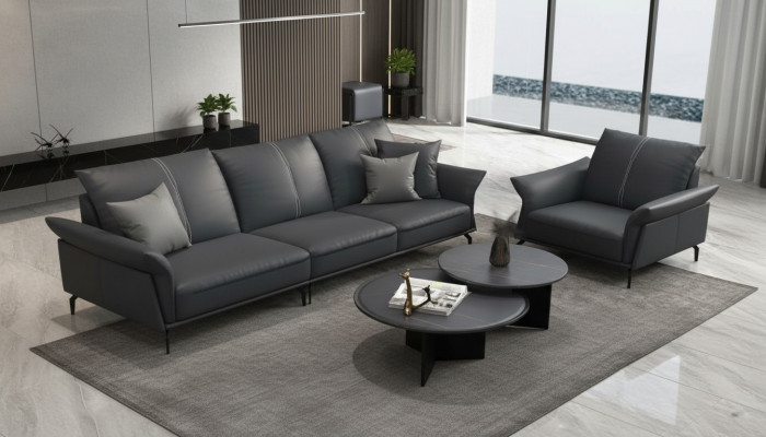 Fautëuil Relax Stoff Lounge Luxus Fernseh Club Fautëuil Polster Sëtz Design Canapé