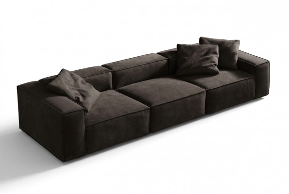 Exklusiv Sofa 5-Sëtzer Designersofa Wunnzëmmer Sofa fir Gaaschtzëmmer