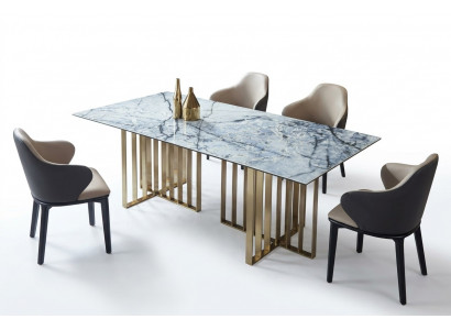 Design Dësch Edelstol Büro Konferenz Iesszëmmer Stuff Marmor Faarf Miwwelen