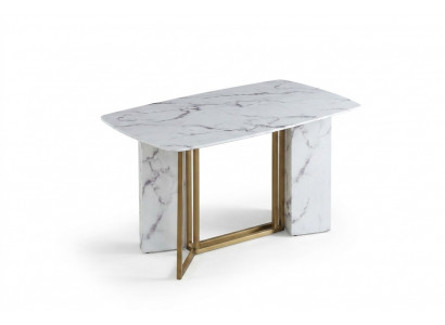 Luxusmiwwelen Marmortabellen 180x90cm Wunnzëmmer Hotel Iesszëmmer Dësch Designer Nei