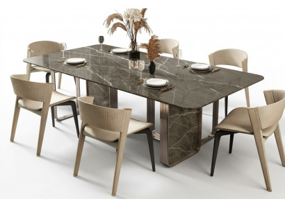 Iessdësch Iesszëmmer Modern Edelstol Kichen Dëscher Design Dësch Metall Wunnzëmmer