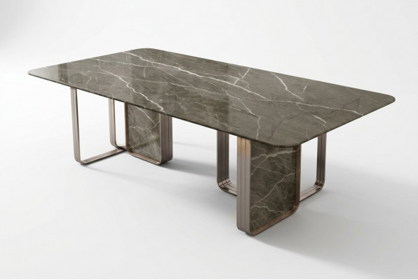 Designer Këssen Luxus Dësch Dëscher 240x100 Iessdëscher Marmor Iessdësch Iesszëmmer