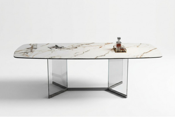 Design Marmorstull Wunnzëmmer Dëscher Iesszëmmer Edelstol Dësch Modernen Iessdësch