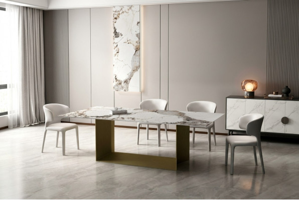 Modern Iesszëmmer Wunnzëmmer Kichen Dëscher 180x90 Iessdësch Design Dësch Edelstol