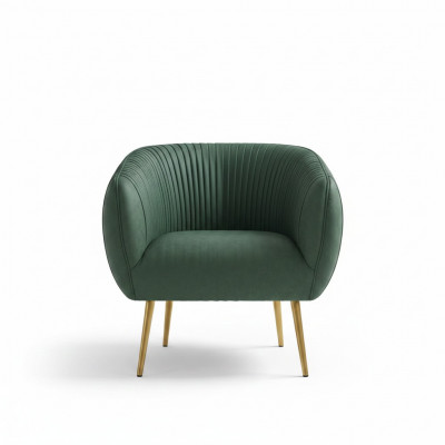 Luxus Wunnzëmmer Nei Relax Sessell Metall Design Polster Lounge Club
