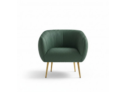 Luxus Wunnzëmmer Nei Relax Sessell Metall Design Polster Lounge Club