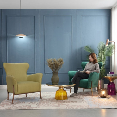 Fauteuil Design Canapé Sofa Relax Textil Lounge Luxus Fernseesëtzer