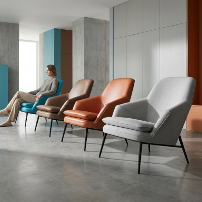 Sessel Design Canapé Sofa Relax Textil Lounge Luxus Lieder Club Polster