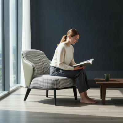 Wunnzëmmer Lounge Club Relax Sofa Gro Design Miwwelen Iesszëmmer Fautteuil