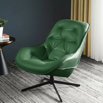 Wunnzëmmer Modern Textil Stoff Gréng Kreativ Miwwelen Fotell Modern