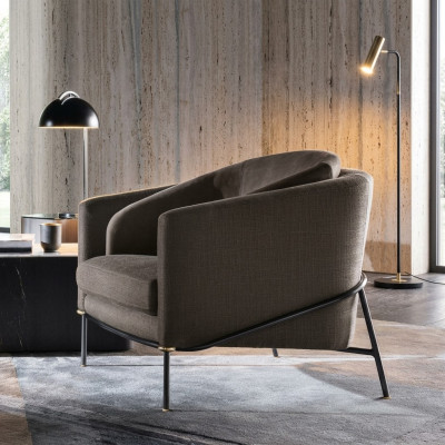 Moderne Design-Fauteuil Wunnzëmmer Einsëtzer Sofa Canapé Lounge Club