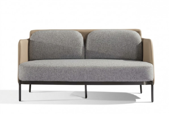Klassesche Stil 2-Sëtzer Sofa Miwwelen gepolstert Textil Sofas Sofas Luxus Modern