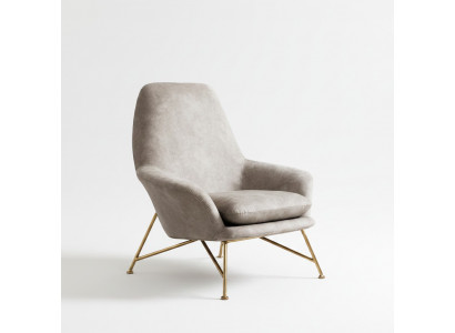 Wunnzëmmer Lounge Club Relax Sofa Beige Design Miwwelen Iesszëmmer Fotell