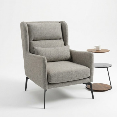 Still Sëtz Këssen Fernseh Lieder Textil Holz Stoff Design Lounge Club Relax