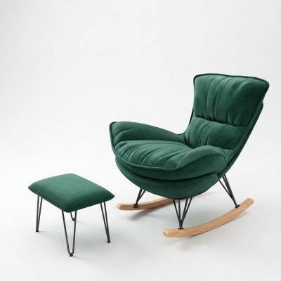 Sëtz Designer Stull Polster Relax Textil Hocker Einsitzer Club Sofa