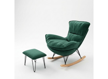 Sëtz Designer Stull Polster Relax Textil Hocker Einsitzer Club Sofa