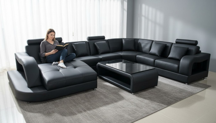 Sofa Couch Polster Nei Wunnlandschaft Design Ecksofa Lieder Couchen Sofae U Form
