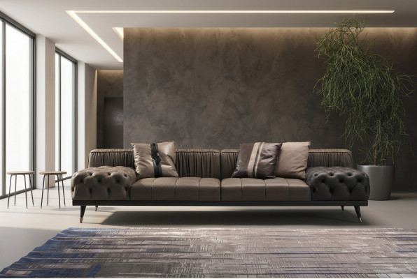 Wunnzëmmer Couche Polster Sofas Neien Véiersëtzer Neidesign Sofa 4 Sëtzer