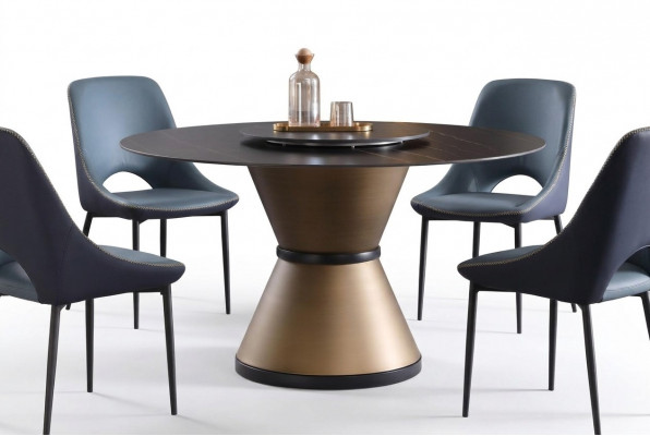 Modern Iesszëmmer Wunnzëmmer Kichen Ronn Dëscher Iessdësch Design Dësch Ronn