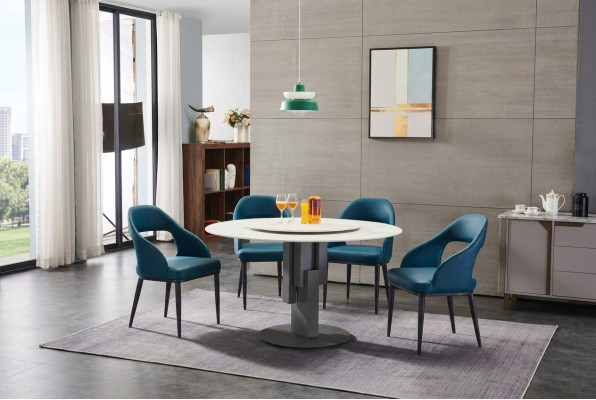 Iesszëmmermiwwelen Ovale Iessdësch Dësch Design Dëscher Luxus Miwwelen Ronn Nei Edelstahl