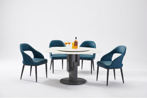 Iesszëmmermiwwelen Ovale Iessdësch Dësch Design Dëscher Luxus Miwwelen Ronn Nei Edelstahl