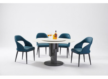 Iesszëmmermiwwelen Ovale Iessdësch Dësch Design Dëscher Luxus Miwwelen Ronn Nei Edelstahl