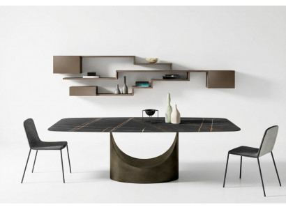 Modernt Iessdësch Dësch Dëscher Iesszëmmer Luxus Miwwel Design Steen Kichen Nei