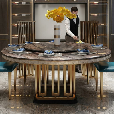 Luxus Ronder Dësch Ronn Dëscher Edelstol Miwwel Design Iesszëmmer Iessdëscher Nei