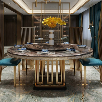 Luxus Ronder Dësch Ronn Dëscher Edelstol Miwwel Design Iesszëmmer Iessdëscher Nei