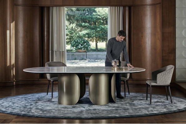 Dësch Stee Kichen Modernen Iessdësch Dësch Iesszëmmer Luxus Miwwelen Design Nei