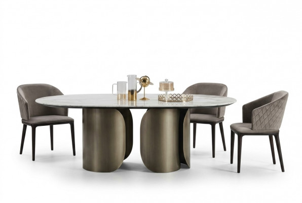 Dësch Stee Kichen Modernen Iessdësch Dësch Iesszëmmer Luxus Miwwelen Design Nei