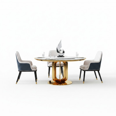 Luxus Ronn Dësch Ronn Design Dëscher Edelstol Miwwelen Iesszëmmer Iessdëscher Nei