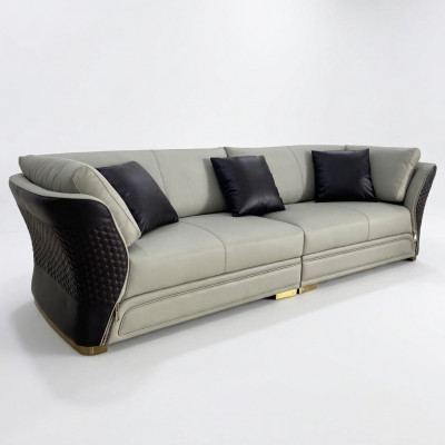 Viersëtzer Neit Design Sofa 4 Sëtzer Wunnzëmmer Couch Couchen Polsterung