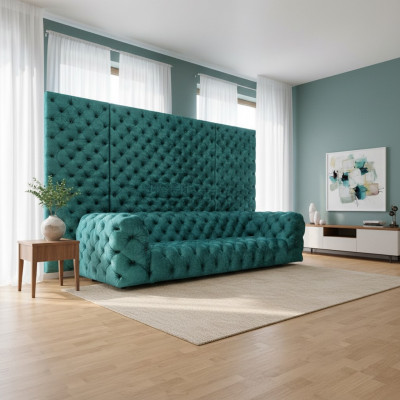 Chesterfield Italienesch Miwwelen Sofa 4 Sëtzer Luxus Design Couch Sofa Luxus Nei