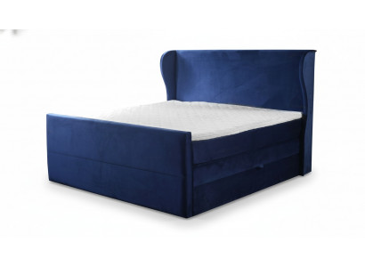 Designer-Doppelbett am modernen Stil mat Minimalismus-Elementer