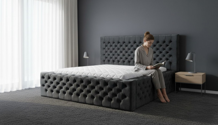 Chesterfield Better modernes Hotelbett Duebelbett Neit Modernes King Size Bett