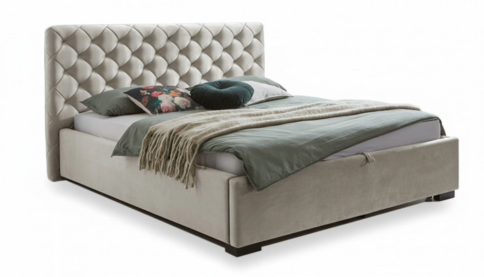 Schlofzëmmer Hotel Better 180x200 Chesterfield Neit Luxus Bett Eebett