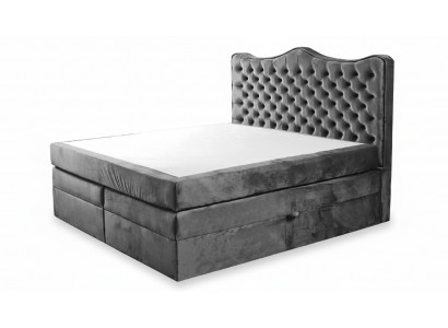 Boxspringbett Better Polster Bett Hotel Lieder Textil Stoff 180x200cm Samt Miwwelen