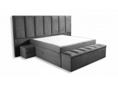 Boxspring Hotel Matratz Schlofzëmmer Textil Design Bett Duebel Better
