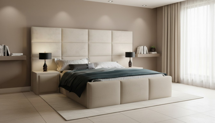 Boxspring Design Bett Betten Koppel Matratz Schlof Zëmmer Luxus Hotel