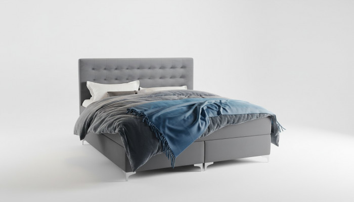 Schlofzëmmer Miwwelen Bettrahmen 180x200 Luxusdesign Bett Duebelbetter Polster.
