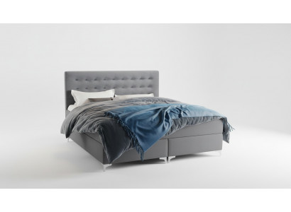 Schlofzëmmer Miwwelen Bettrahmen 180x200 Luxusdesign Bett Duebelbetter Polster.