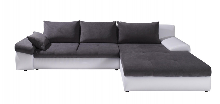 L-Form Canapé Couleur Ecksofa Canapé Polstermöbel Wunnzëmmer Textil Gro