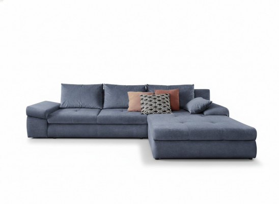 L-Form Canapé Couleur Ecksofa Canapé Polstermöbel Wunnzëmmer Textil Gro
