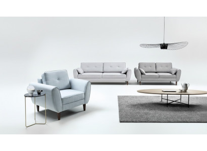 Sofas modern Luxus Garnitur 3+2+1 Sitz Textil komplett Garnituren Nei Miwwelen