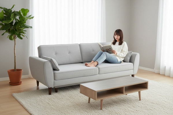 Sofa Design 1x Sofas 3 Sëtzer Couch mat Bettfunktioun nei Sofas Luxus Modern